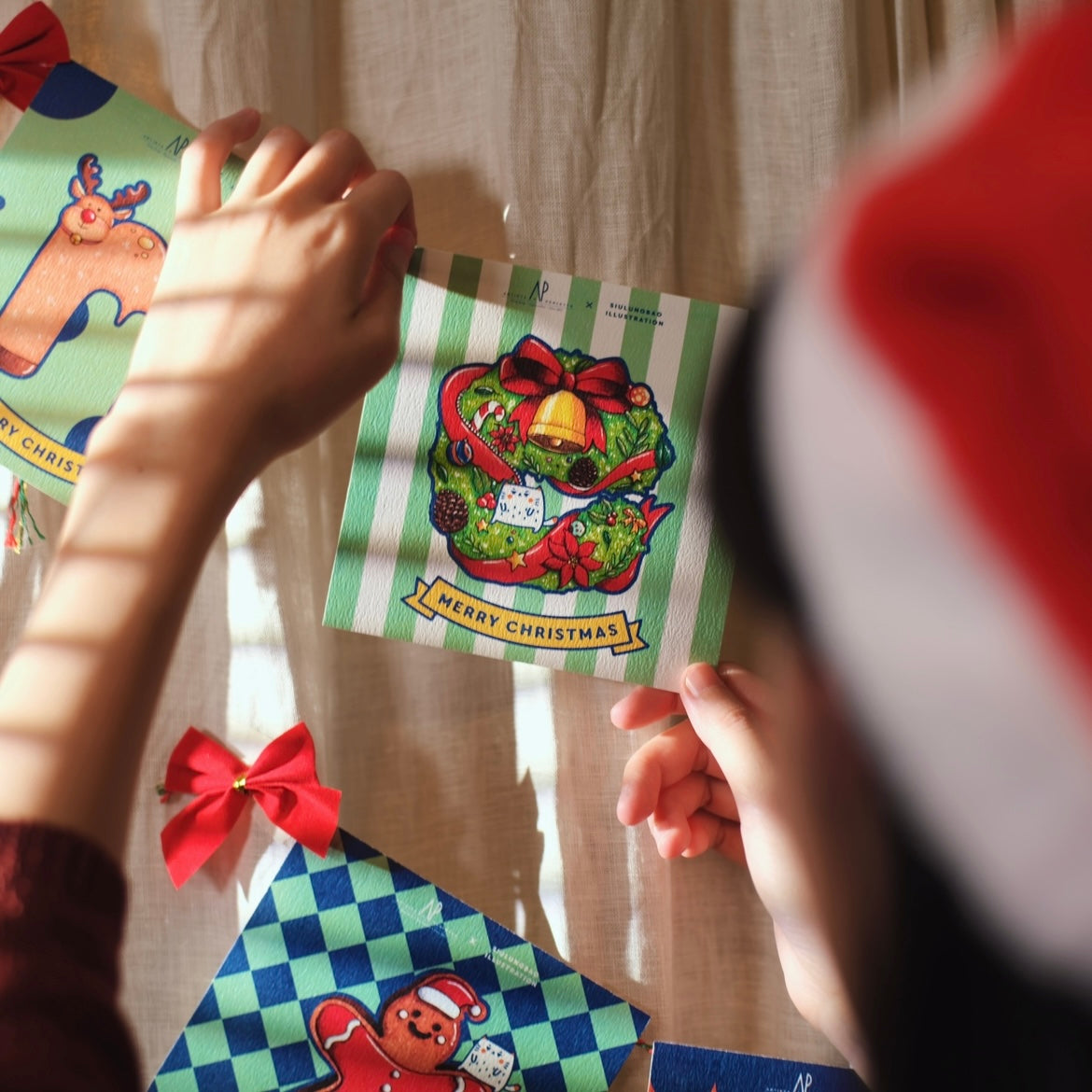 小籠貓 咖啡聖誕咭禮盒